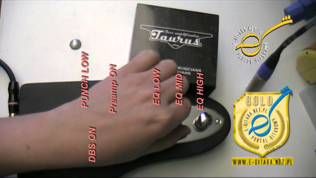 Taurus TM-2 Bass Preamp demo 1 - test na E-GITARA.net.pl