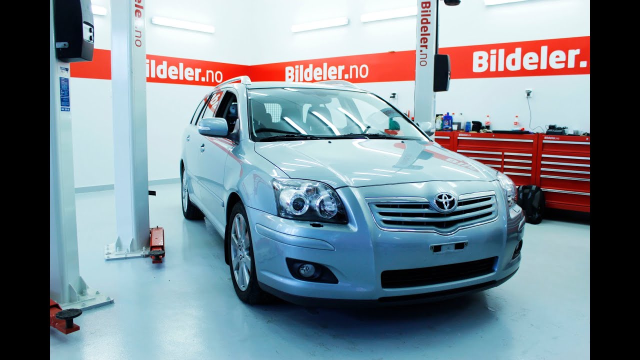 Toyota Avensis: Hvordan bytte dieselfilter - 2003 til 2008 mod. (T25)