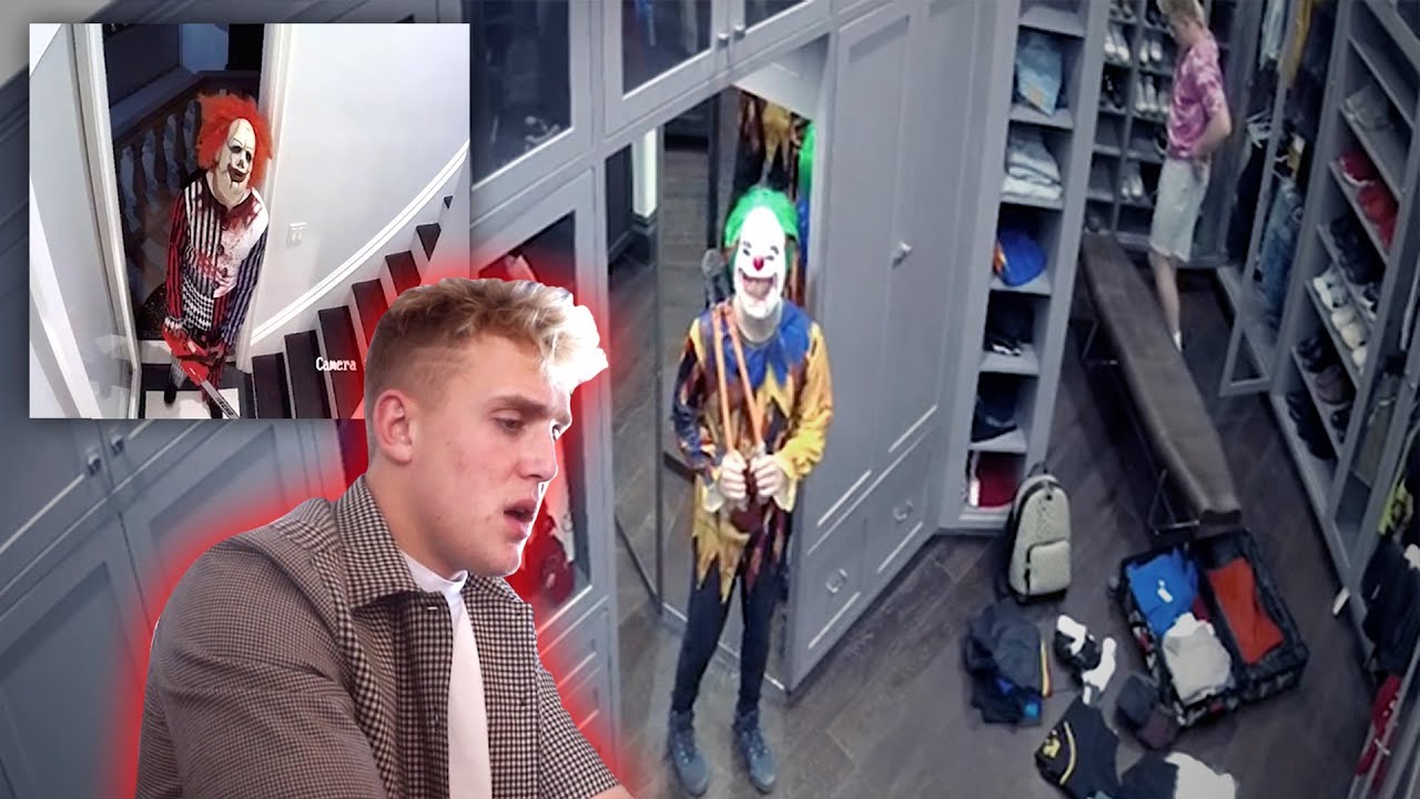 2 KILLER CLOWNS BROKE INTO THE TEAM 10 MANSION! **SECURITY FOOTAGE**