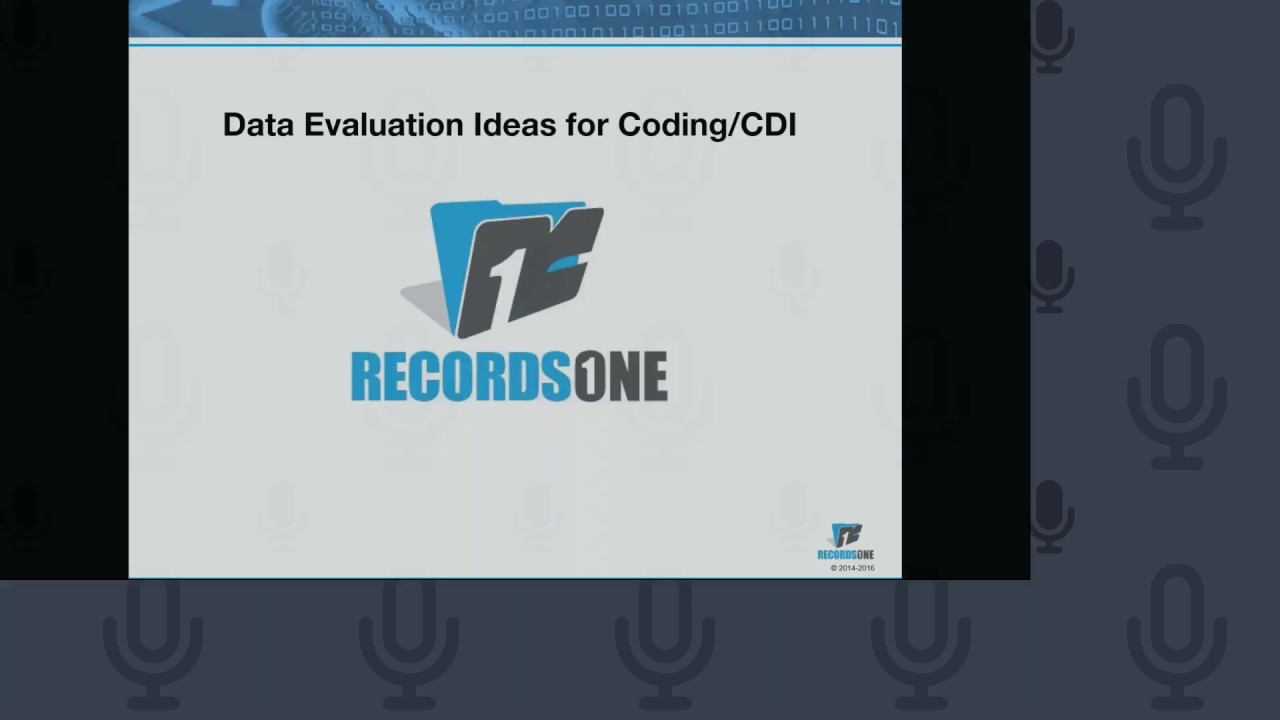 Data Evaluation Ideas for Coder CDI Continuing Education