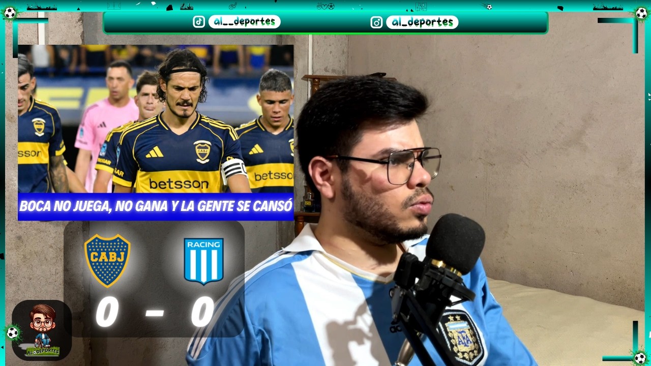 BOCA NI PATEÓ AL ARCO: Boca |0-0| Racing 🎥RESUMEN Y REACCIÓN🔥