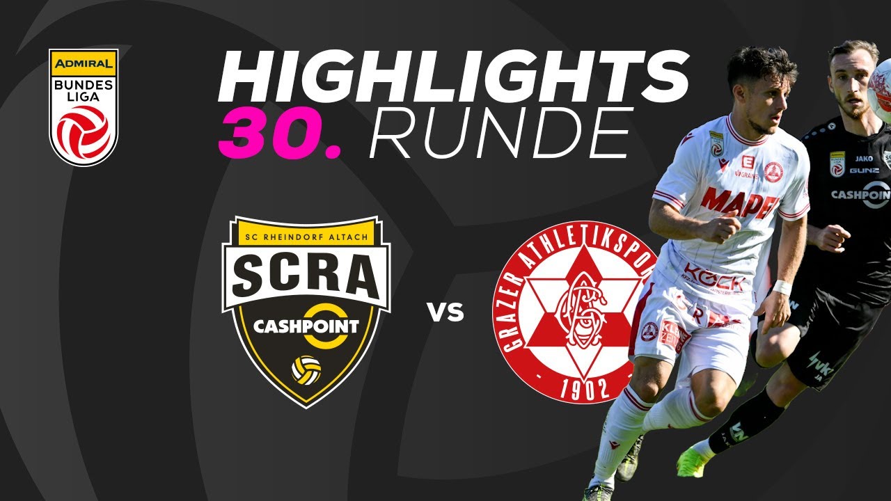 CASHPOINT SCR Altach - Grazer AK 1902 30. Runde ADMIRAL Bundesliga 2024/25