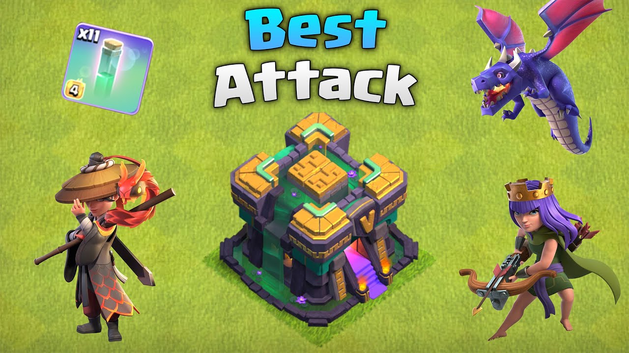 Best TH14 War Attack Strategy 2025 | Town Hall 14 Best Dragon Attack for 3 Stars