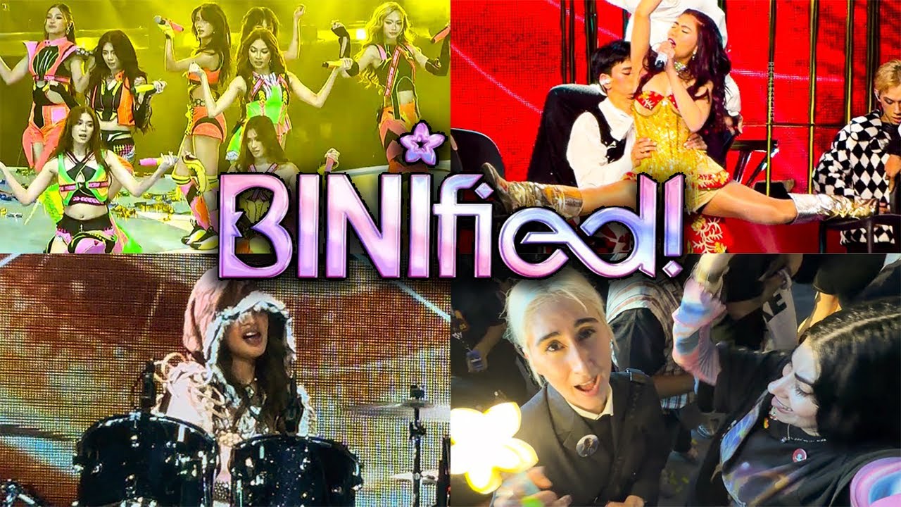 WE WENT TO BINIFIED IN THE PHILIPPINES AND DANCED ON STAGE WITH BINI (CONCERT VLOG)