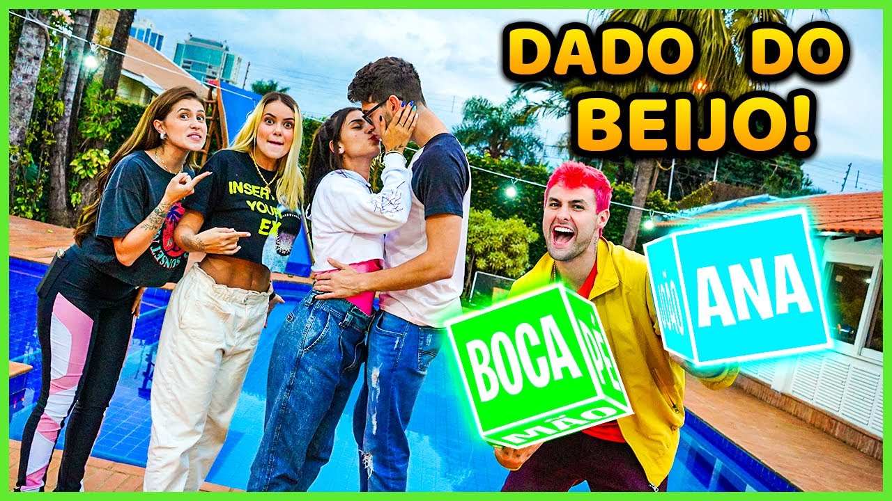 OS DADOS VÃO ESCOLHER QUEM EU VOU BEIJAR!! ( ROLOU BEIJO ) [ REZENDE EVIL ]