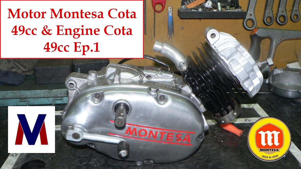 Motor Montesa Cota 49cc & Engine Cota 49cc Ep.1