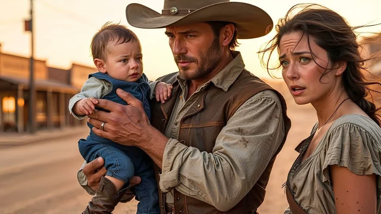Sie verspotteten sie als Alleinerziehende ein Cowboy hob das Baby hoch und sagte   Mein Sohn