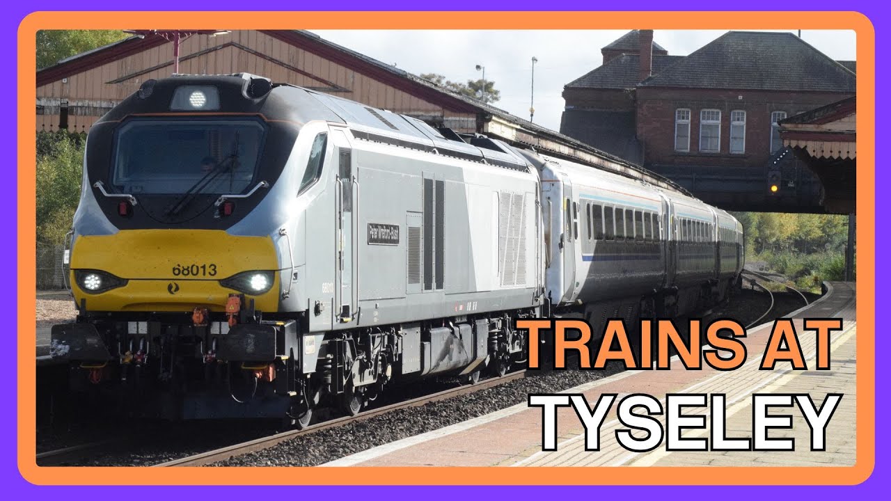 TRAINS at TYSELEY (Snow Hill Line/Chiltern Mainline) - 16/10/2024