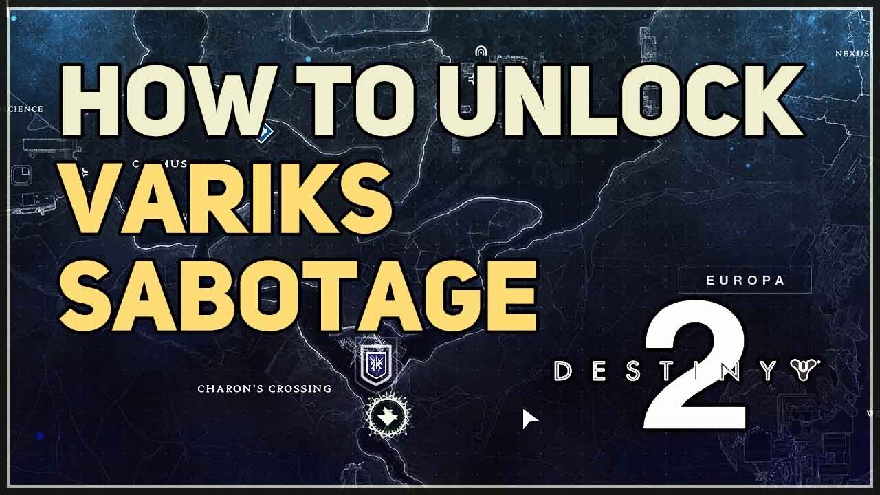 How to Unlock Variks Sabotage Quests Destiny 2