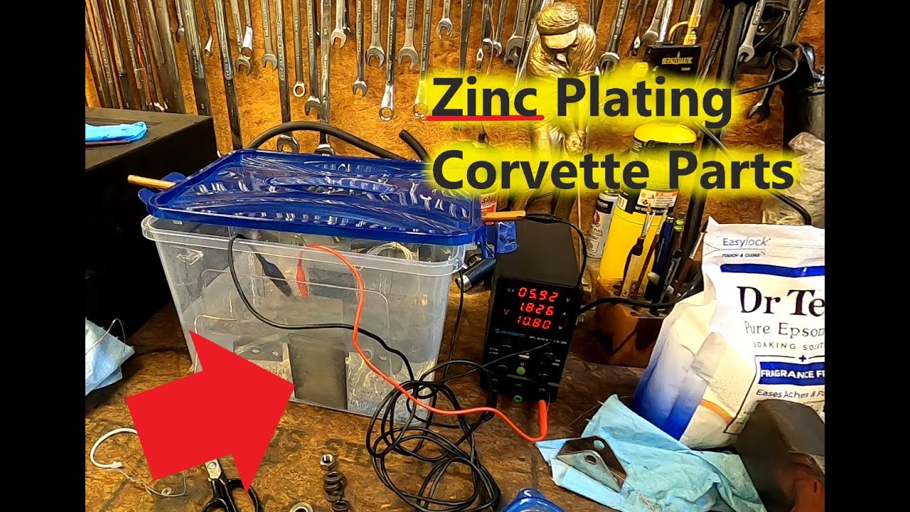 1978 Silver Ann Corvette - Restoration - Part 8 - Zinc Plating Parts, Leaf Spring Restoration