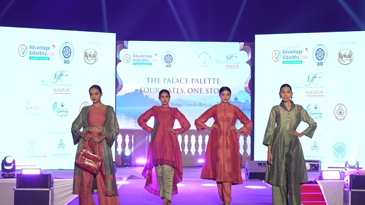 The Palace Palette | City Palace Inspired #Silk #Couture | @softnagpur  #FashionSho w