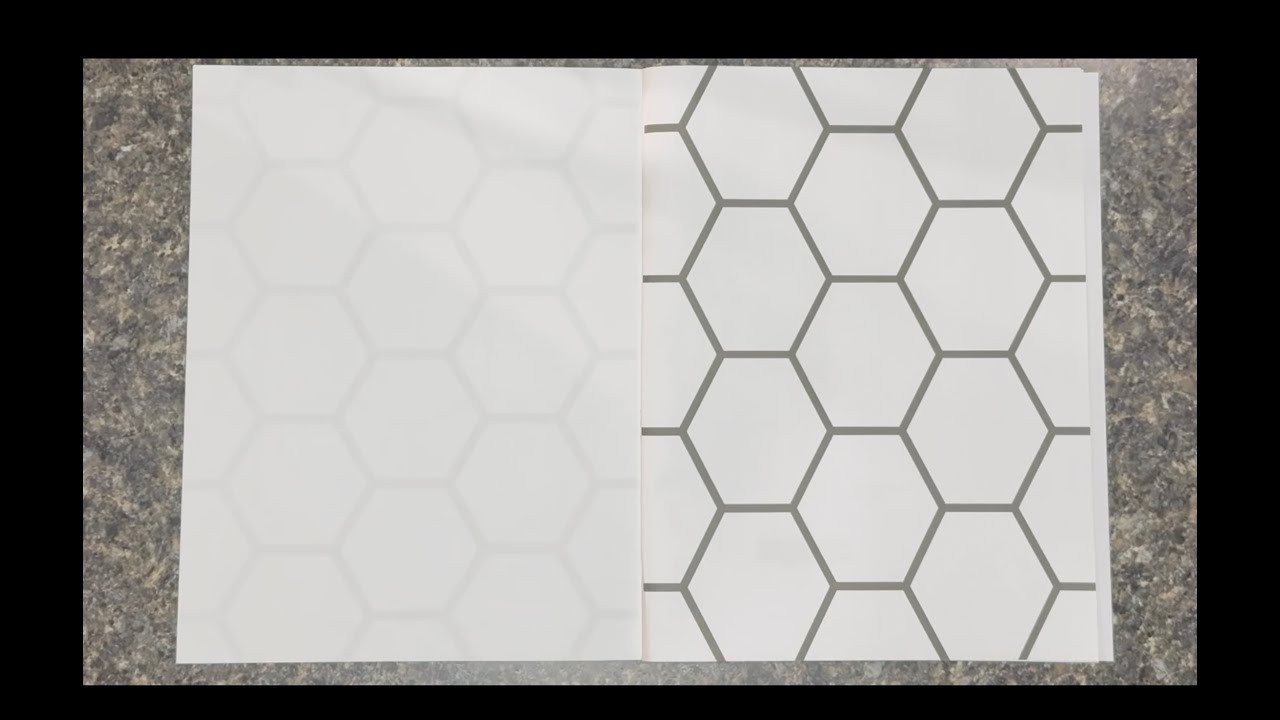 Meditation Moment: Satisfying Designs | Pink & Purple Hexagons #wall2wallwednesday