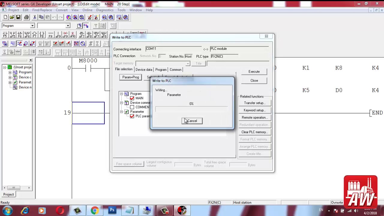 Mitsubishi FX2n-4AD-PT Complete Review & Programming