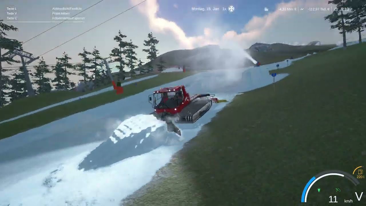 Winter Resort Simulator 2 | Teilbetrieb - Kinderland und Tellerlift gegen in Betrieb