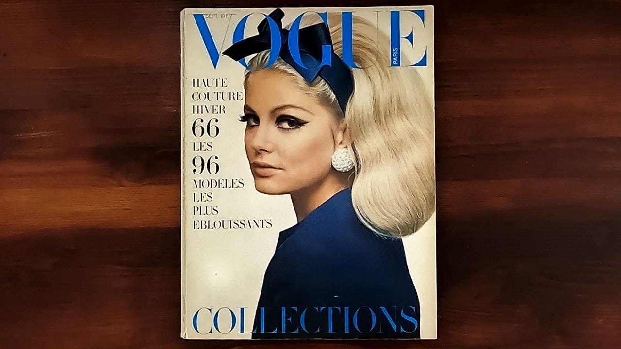 1966 September ASMR Magazine Flip Through: French Vogue Haute Couture Collections Issue