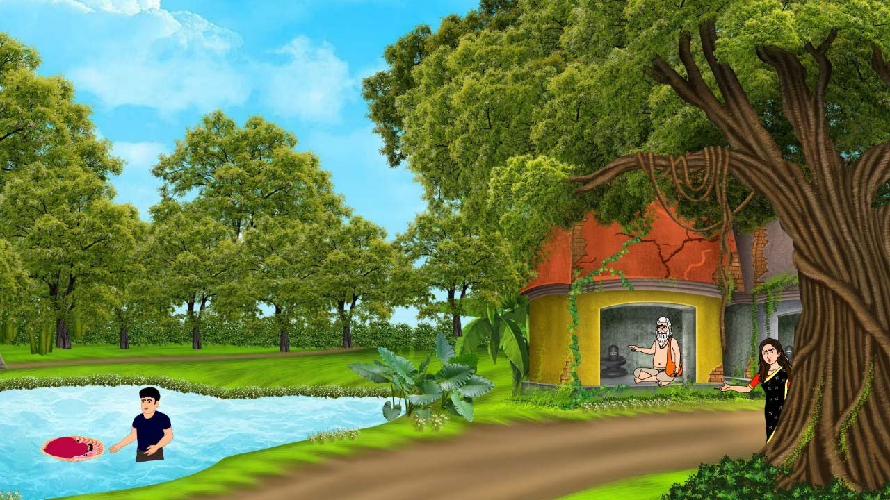 गरीब लकड़हारे का रहस्यमानी बेटी | Hindi kahani | Moral kahani | Kahaniya | Cartoon story