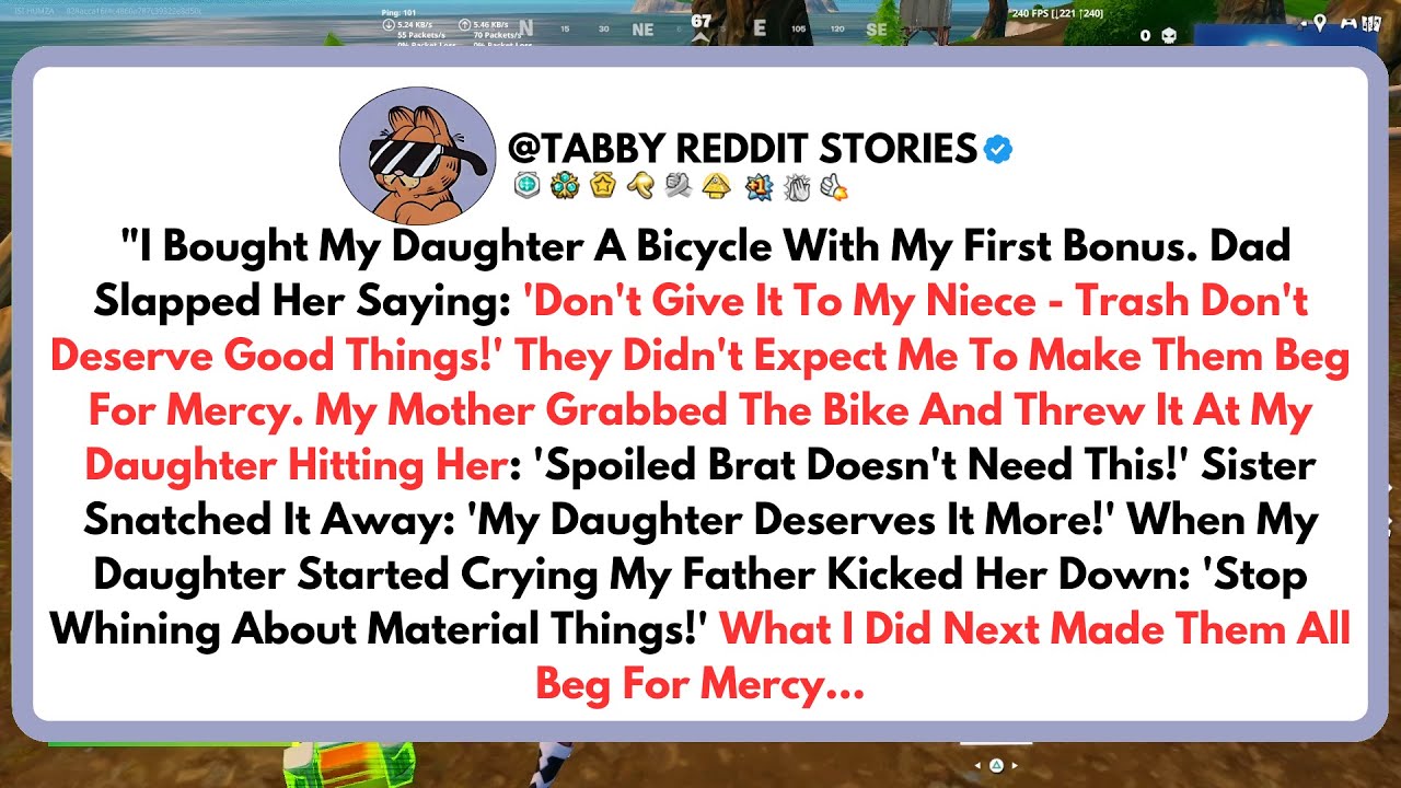 "I Bought My Daughter A Bicycle With My First Bonus. Dad Slapped Her Saying: 'Don't Give It To My...