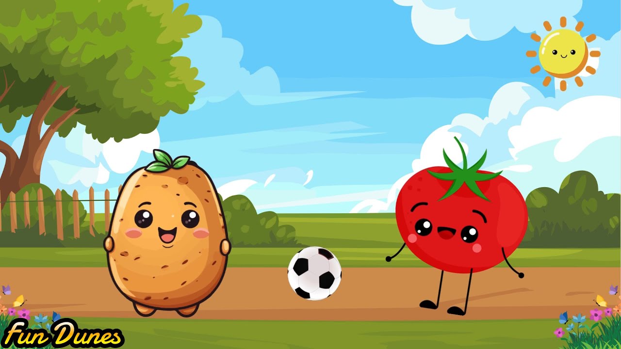 Mr. Potato and Friends Fun Time | Fun Rhymes for Kids