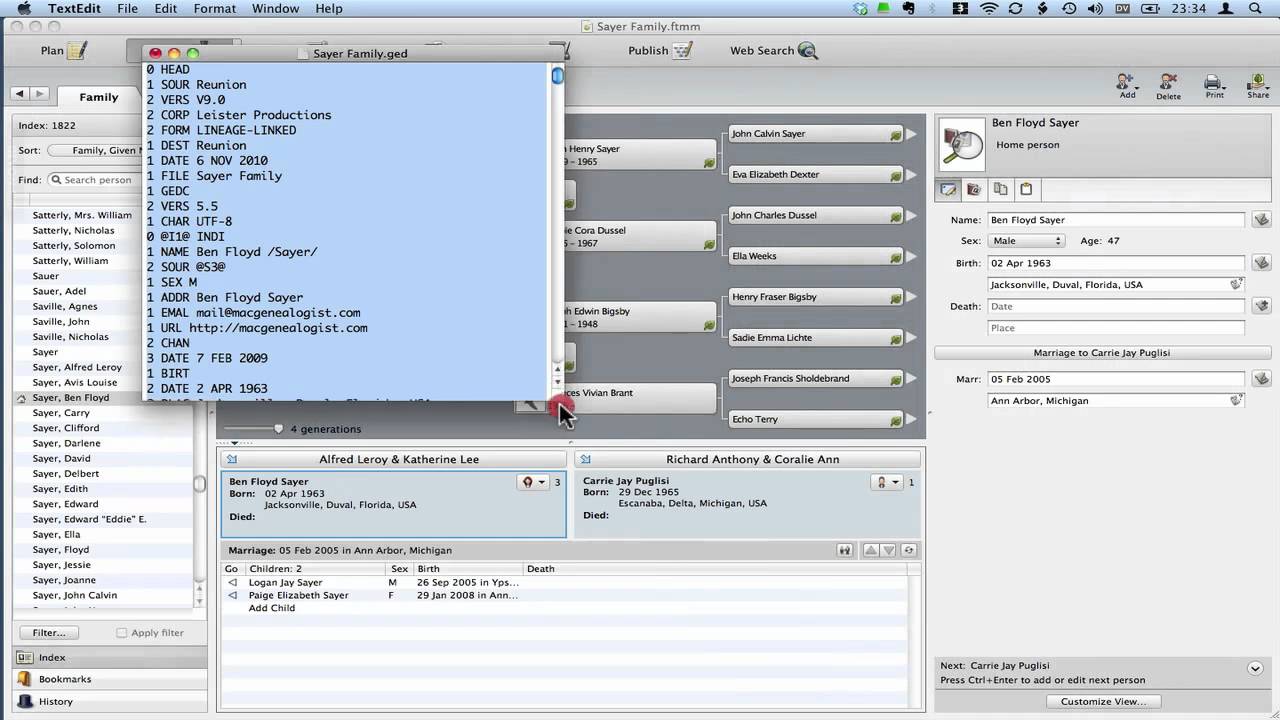 Secrets to Importing Reunion for Mac Genealogy Data into Family Tree Maker for Mac