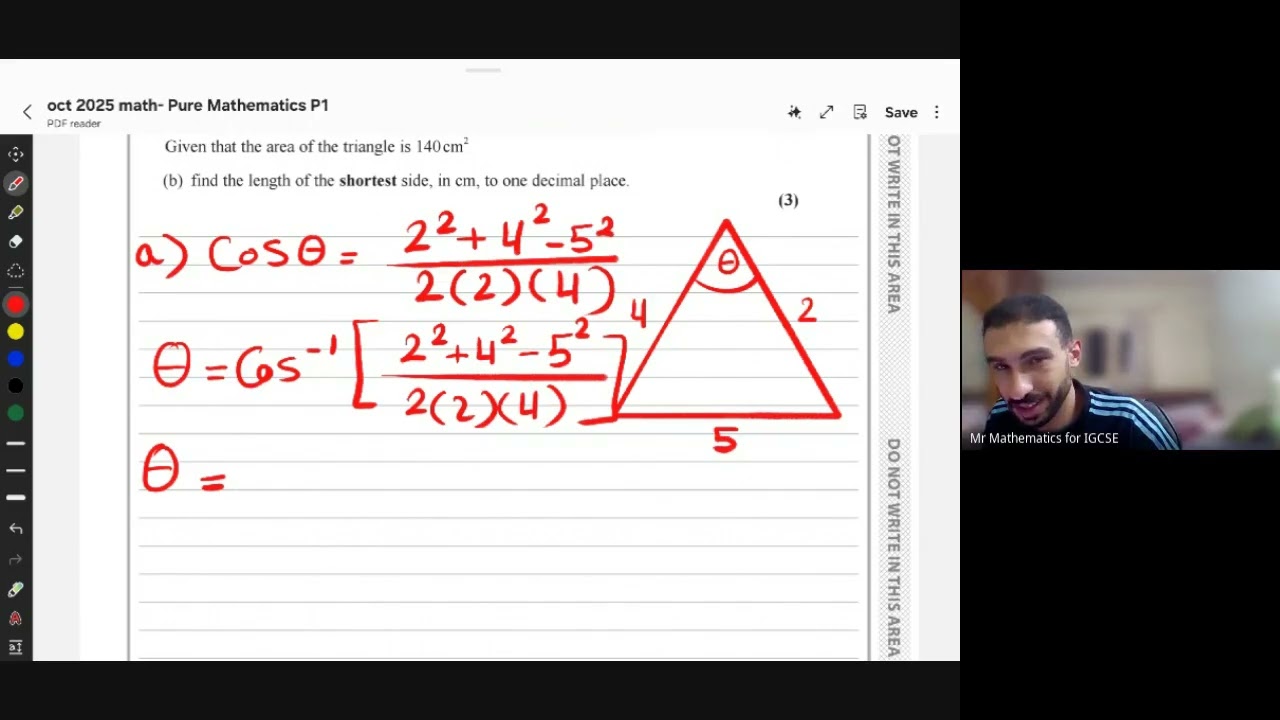 P1 NOV/OCT 2025 PART EDEXCEL AS MATH Q1,2,3,4,5,6,7