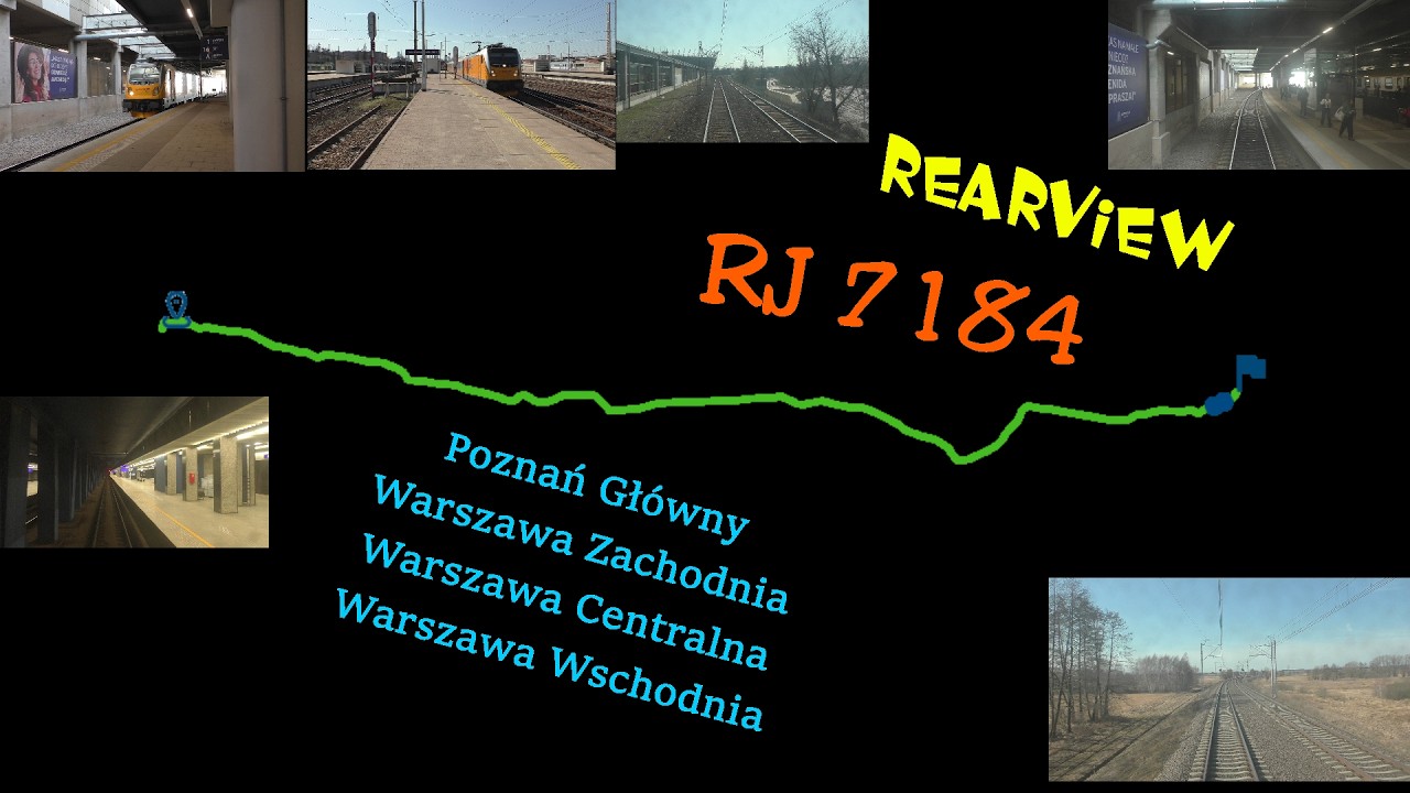 Poznań Gł&oacute;wny - Warszawa Wschodnia I RJ 7184 I 8 218 I 14.03.2026