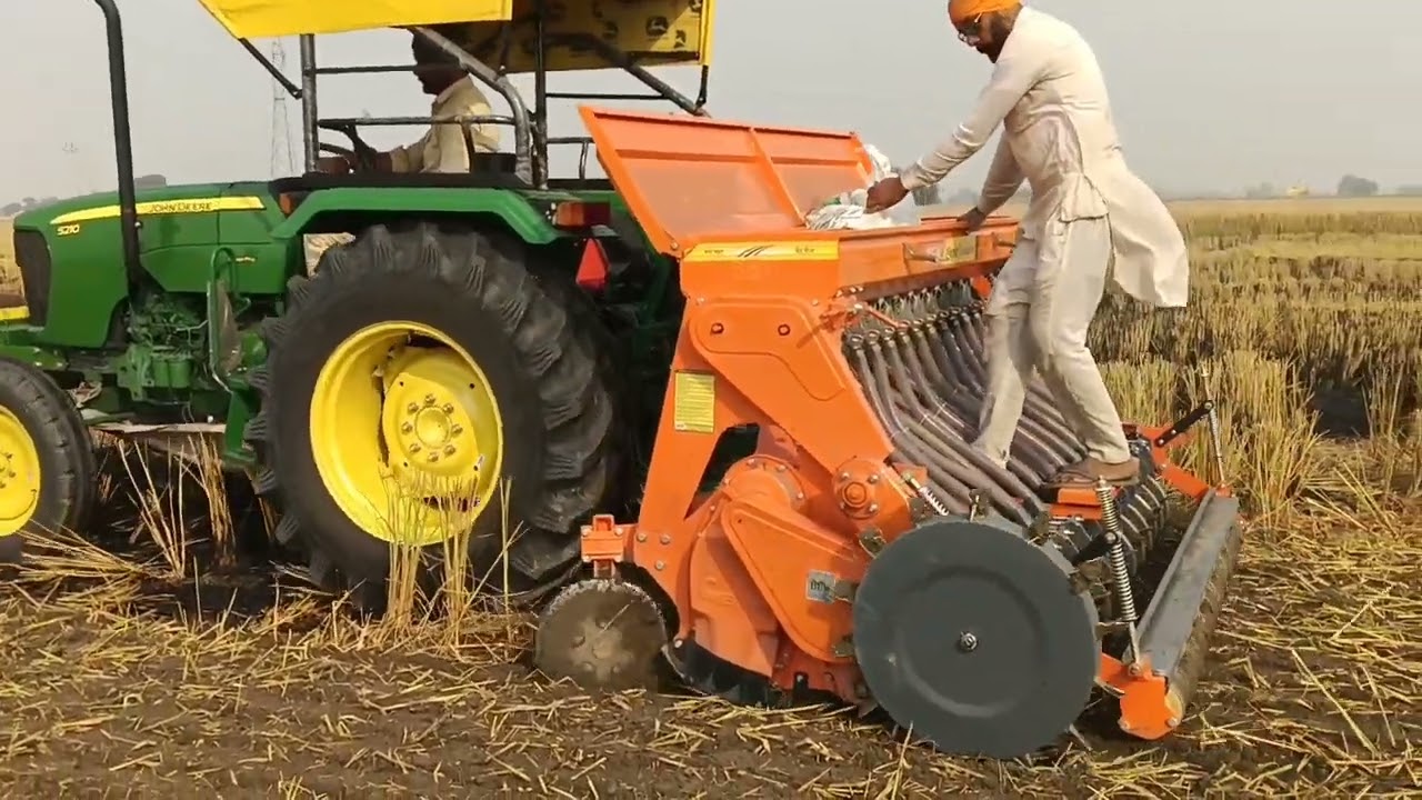 ਸਵਰਾਜ 963 ਤੇ5210 gear pro ksa 8ft super seeder ਤੇ ਕਿਵੇ ਚੱਲਦੇ ਆ