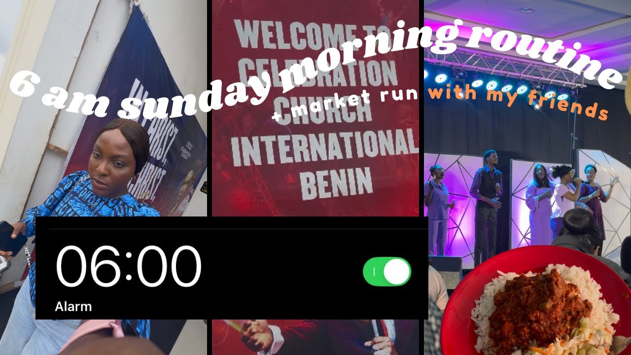 Vlog| A Typical 6 am Sunday Routine + Skincare + GRWM + Market Runs with My Friends 
