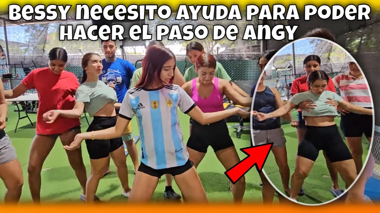 Angy anda bien activa y se inventa un nuevo paso para series. Se viene un divertido juego