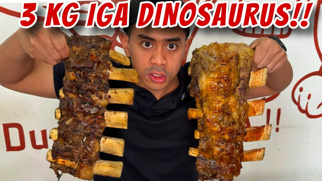 DIPINGGIR JALAN NEMU IGA SAPI JUMBO 3KG!!