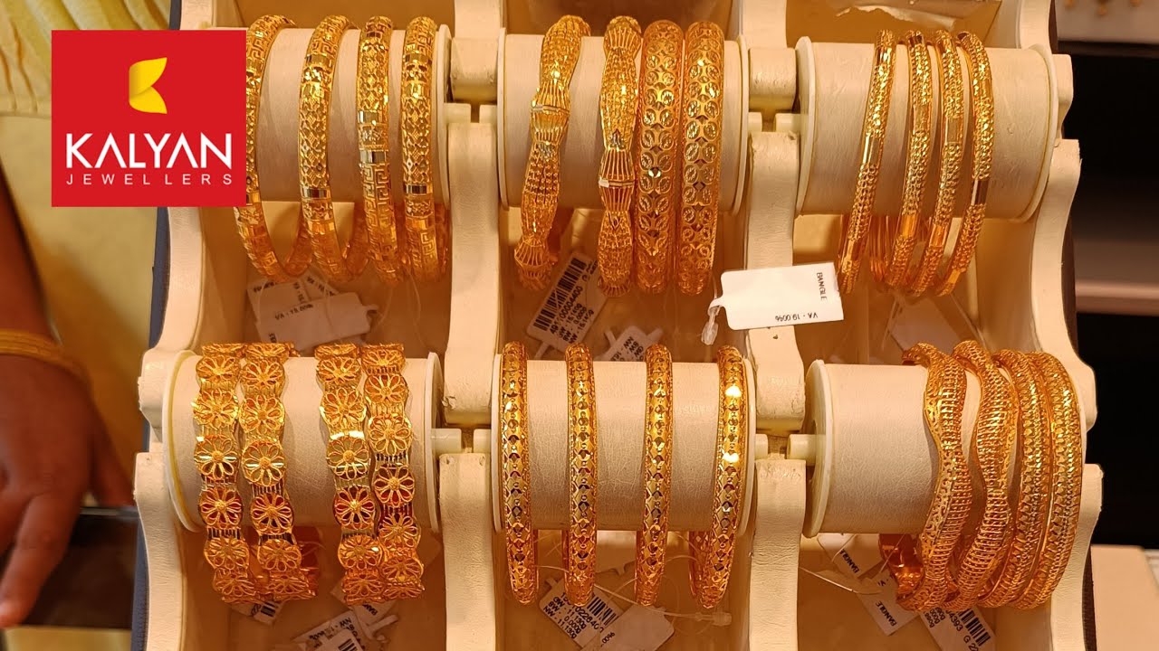 Kalyan Jewellers Gold Bangle Collections | Turkey Bangle | Function Wear Bangle| Light Weight Bangle