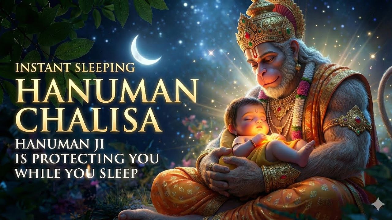 🌺🙏Hanuman Chalisa | हनुमान चालीसा 🌼| soft Hanuman Chalisha | Protection Every Night 11times