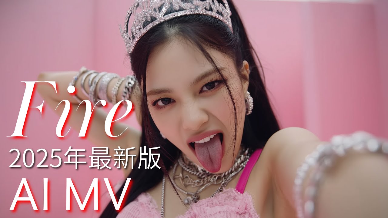 AI KPOP MV - Fire | AI Music Video #aimv #hailuoai #kling #midjourney #kpop #aivideo