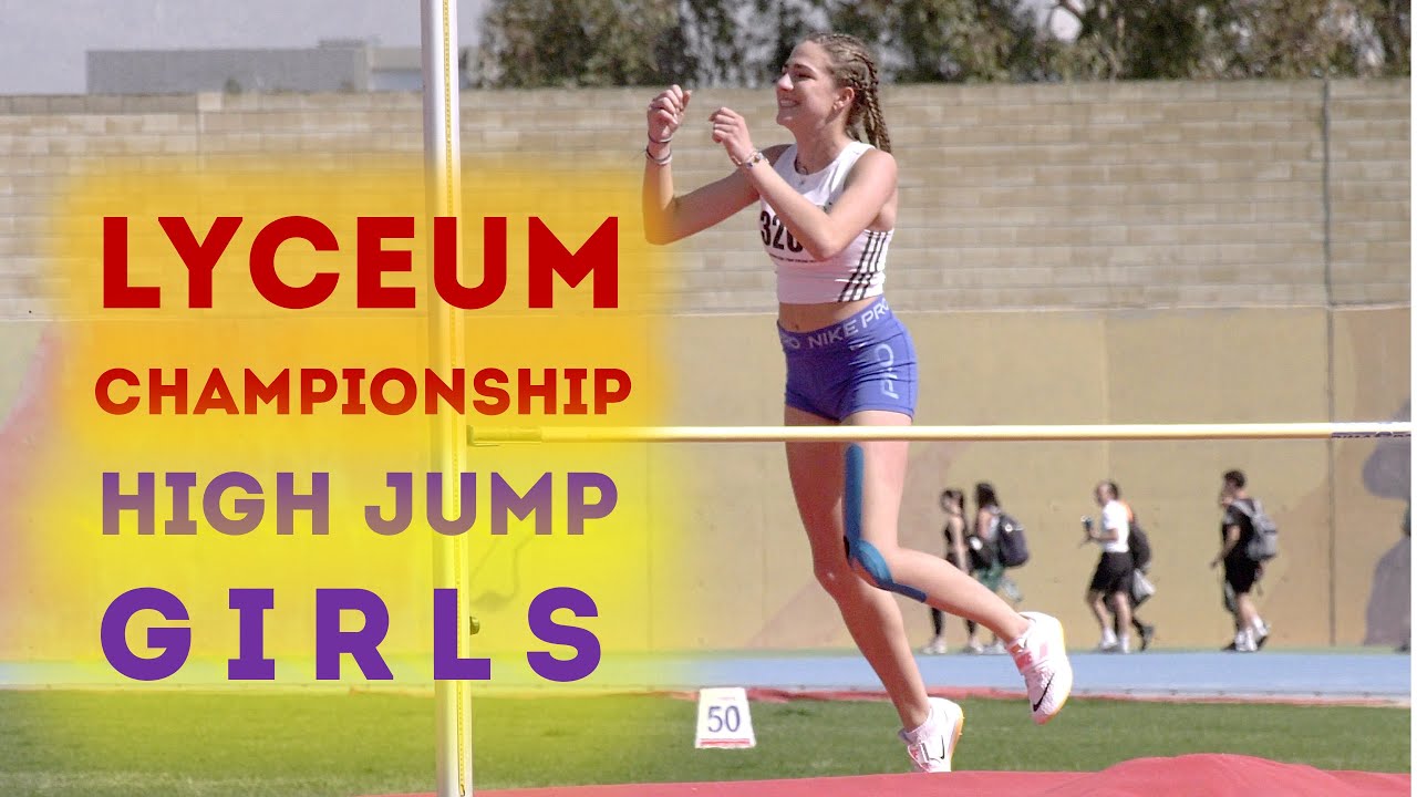 Lyceum National Championship. High Jump. Girls