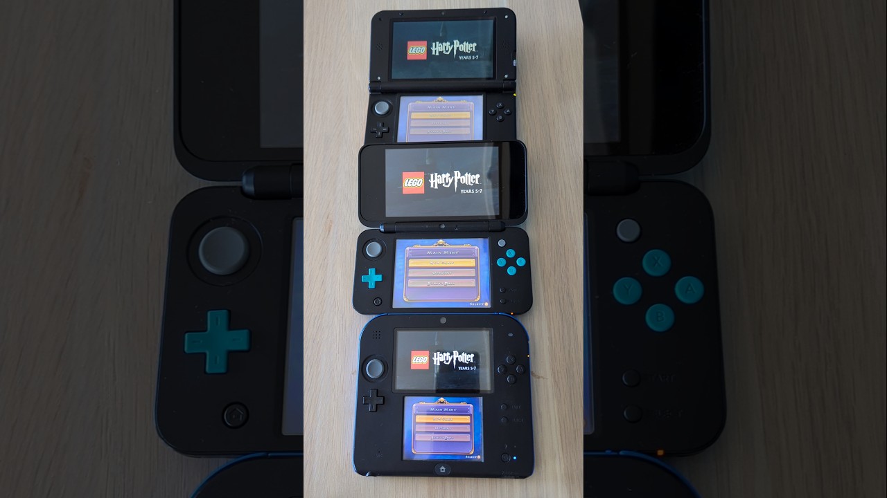 Harry Potter Years 5-7 Lego- Nintendo 3DS XL vs New 2DS XL vs 2DS Speed Comparison
