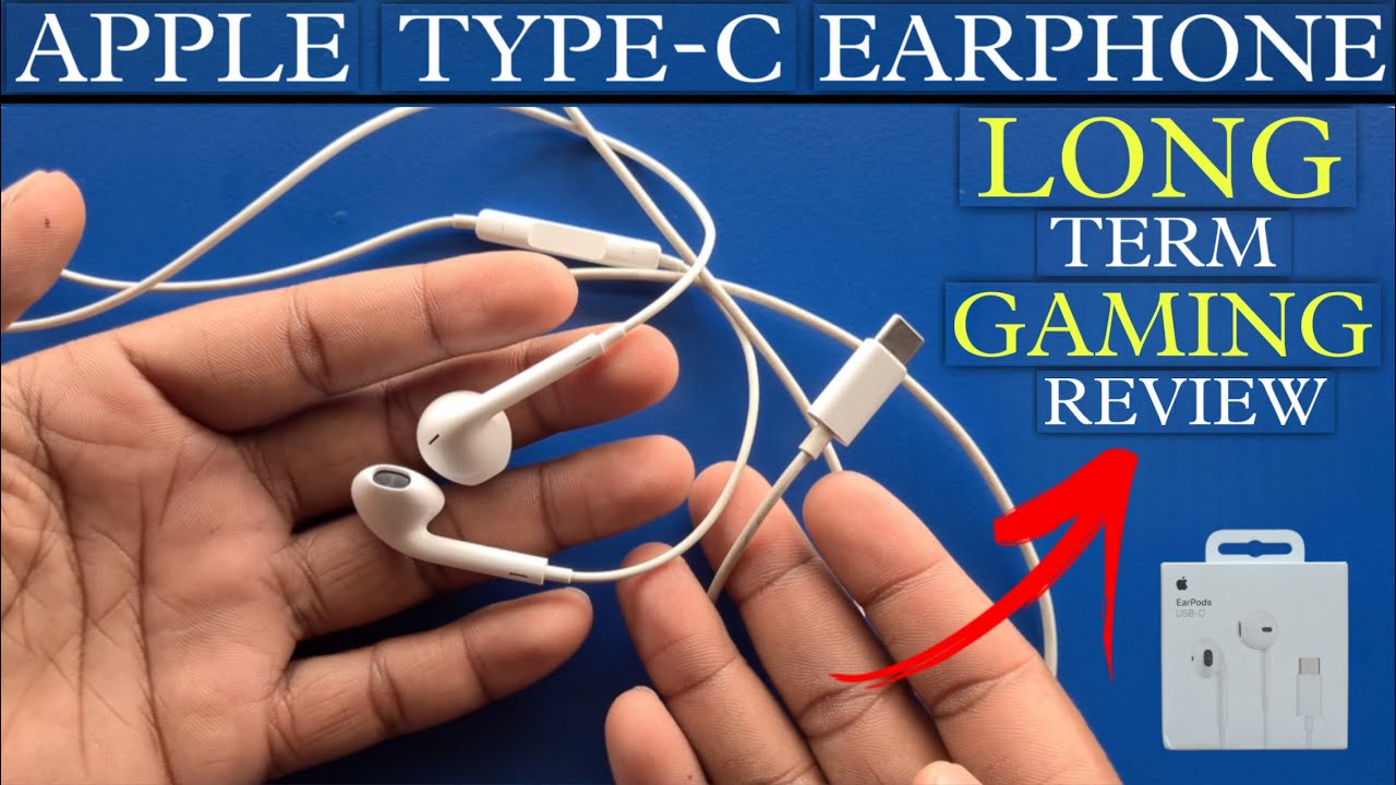 Apple type C earphone gaming Review | type c wired earpods | #earphone #apple #earpods #bgmi