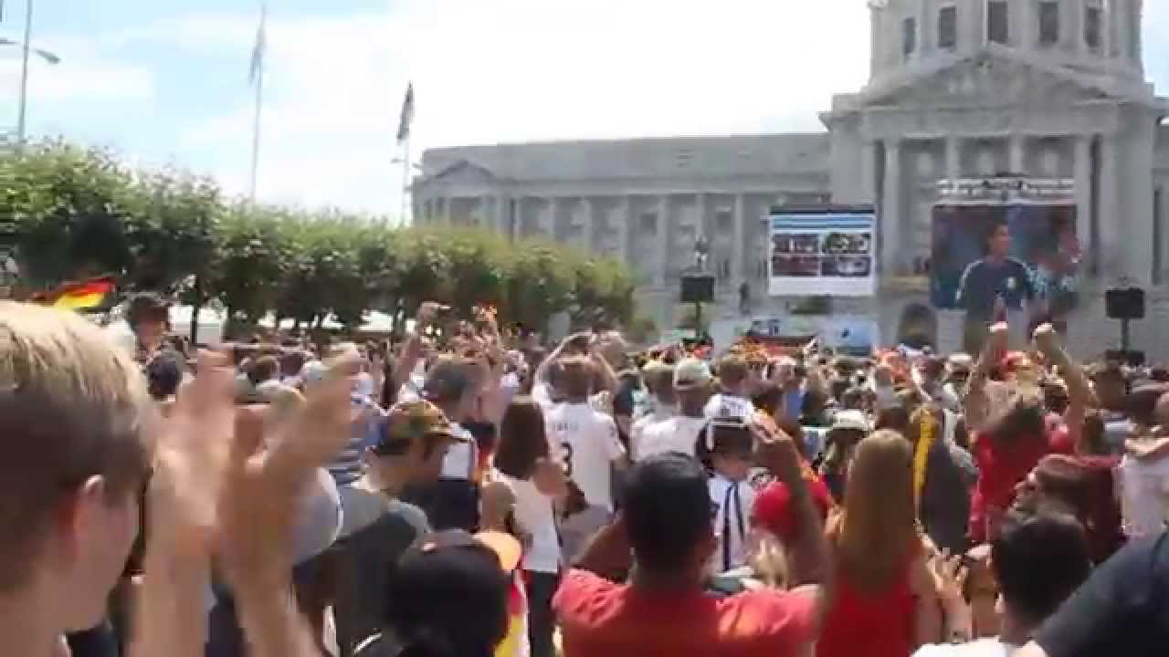 German fans in San Francisco react to World Cup 2014 Final Win over Argentina