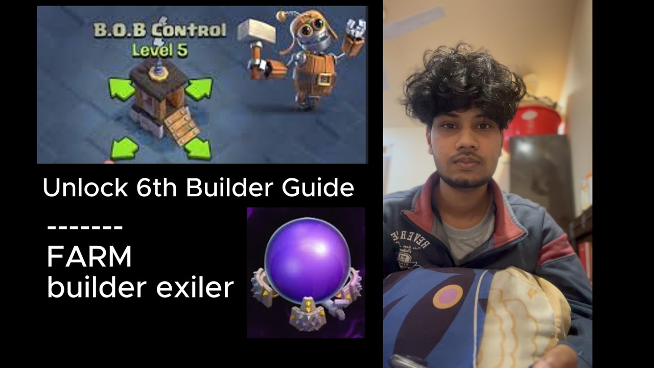 Unlock the 6th Builder FAST & Best Farming Method (Clash of Clans)