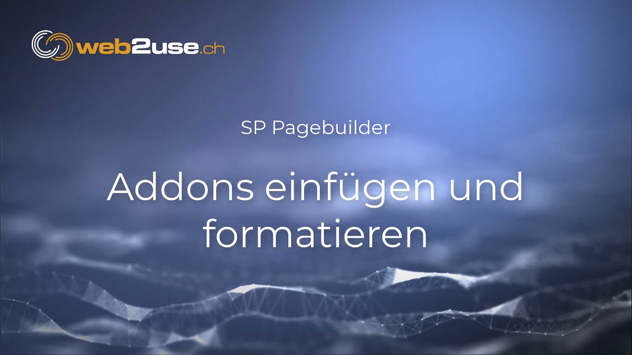 SP-Pagebuilder von Joomshaper Nr. 8: Addon in Seite einfügen (Frontend und Backend)