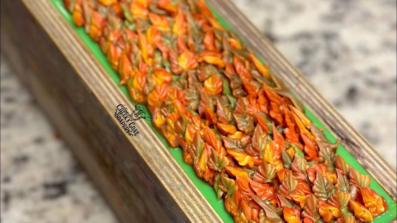 Making and Piping Autumn Forrest Soap