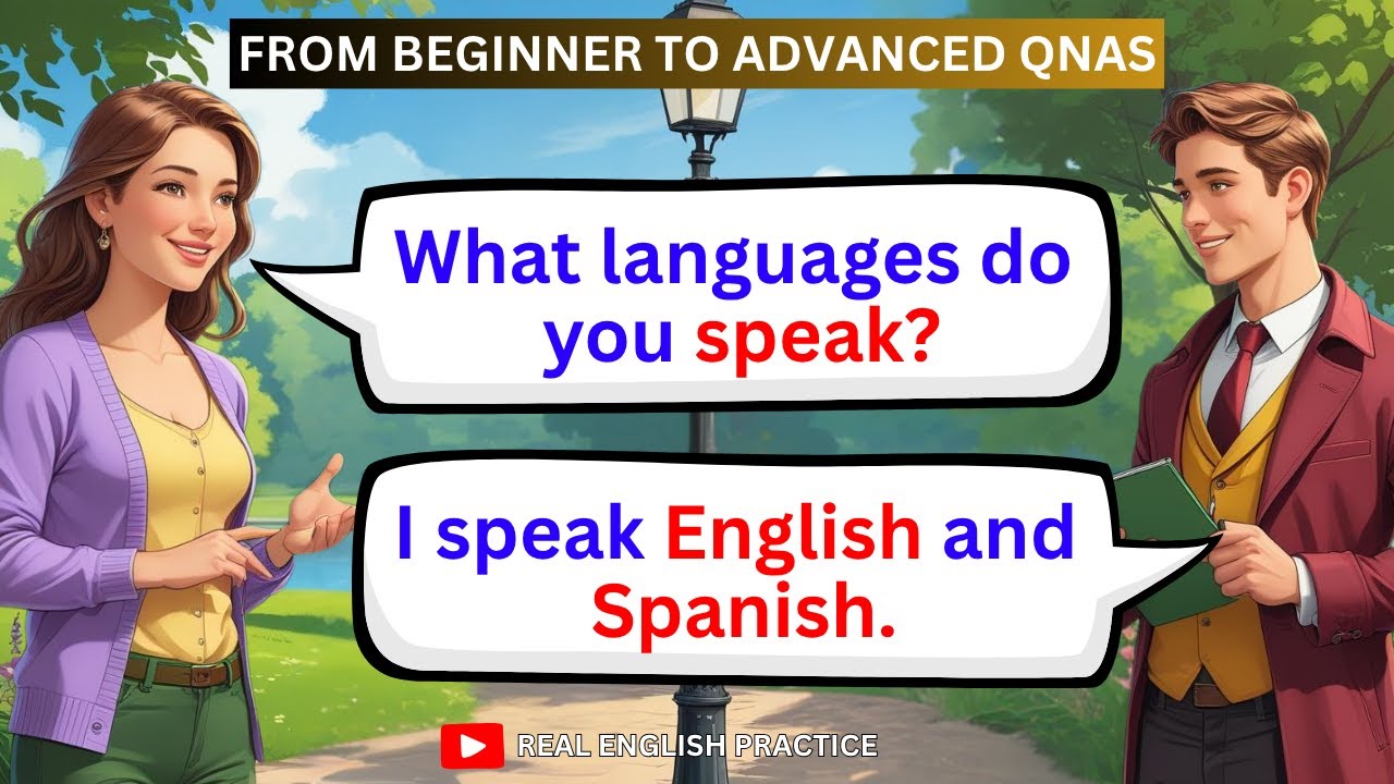 English Conversation Practice | From Beginner to Advanced Questions & Answers ✅