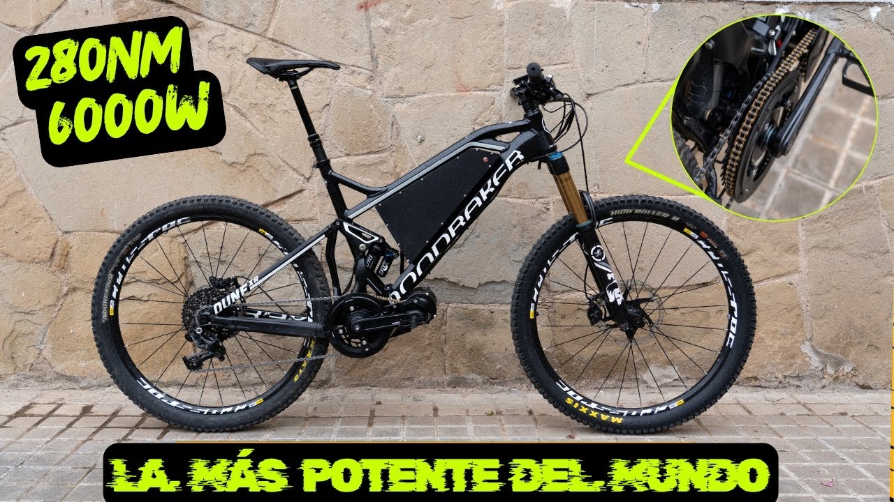 CREANDO LA BICI MÁS POTENTE DEL MUNDO CON MOTOR CENTRAL! 6000W y 280nm...😱