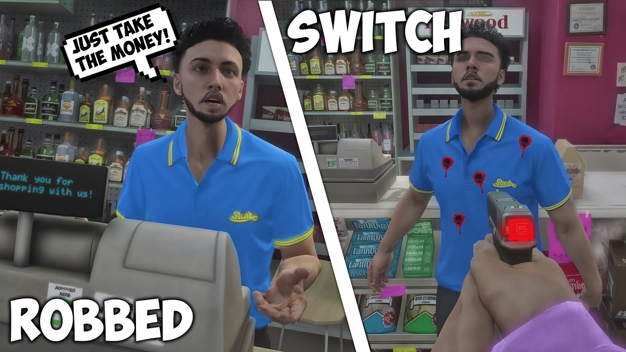 I went BROKE so I ROBBED EVERYONE with a SWITCH In GTA 5 RP!