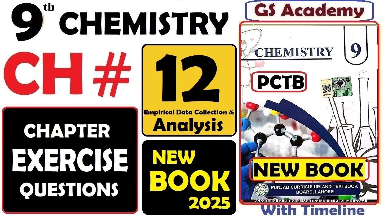 Chapter Exercise Questions, Chap 12, Empirical Data Collectiona and Data Analysis, class 9 Chemistry