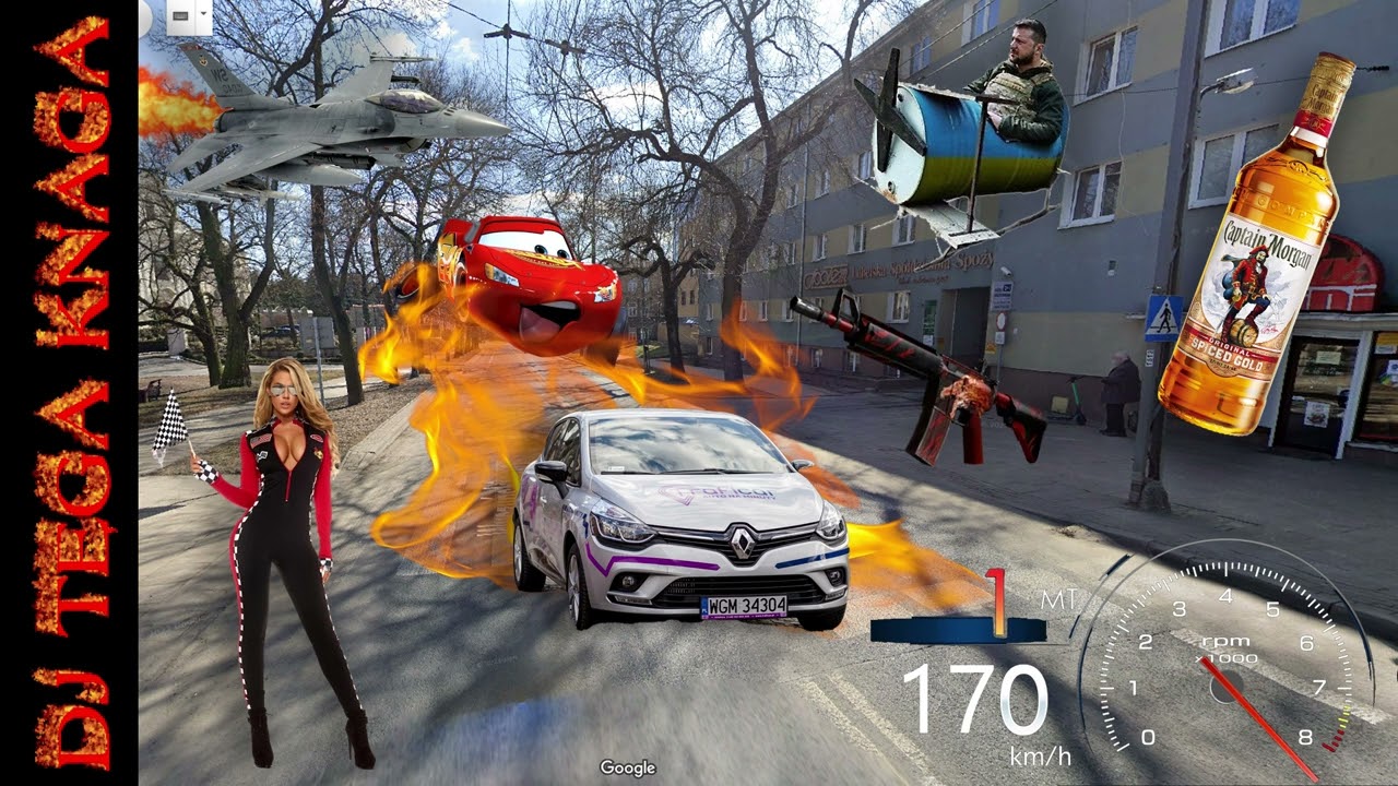 MUZYKA DO PRZELATYWANIA TRAFICAREM 170KM/H PRZEZ ZAMOJSKĄ W LUBLINIE *1.0 SIĘ DUSI*