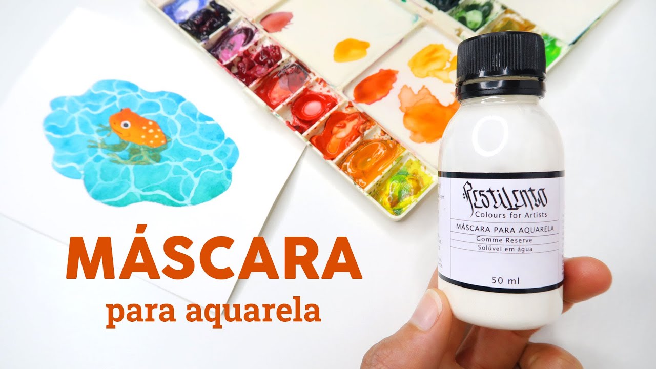 MÁSCARA | Tutorial aquarela