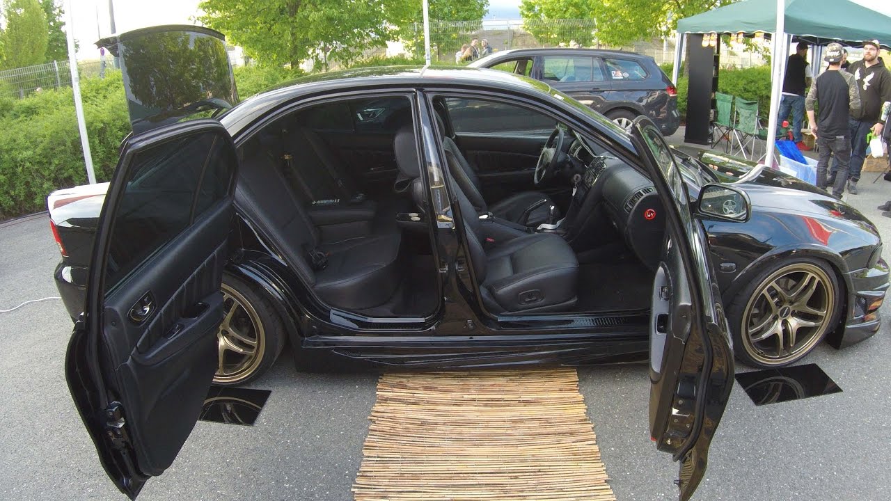 Mitsubishi Galant mega tuning show car JDM samurai sword crazy doors by poolman walkaround W0271