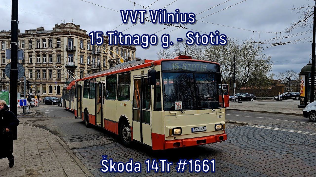 VVT Vilnius - linija 15, Škoda 14Tr #1661