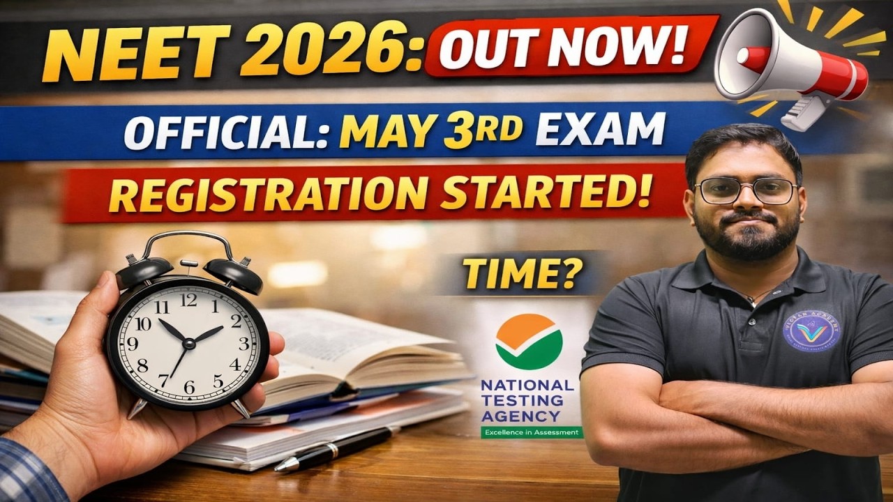 NEET 2026|| APPLICATION FORM RELEASED || FULL LIVE DETAILS|| REQUIRED DOCUMENTS ||VIGYAN ACADEMY