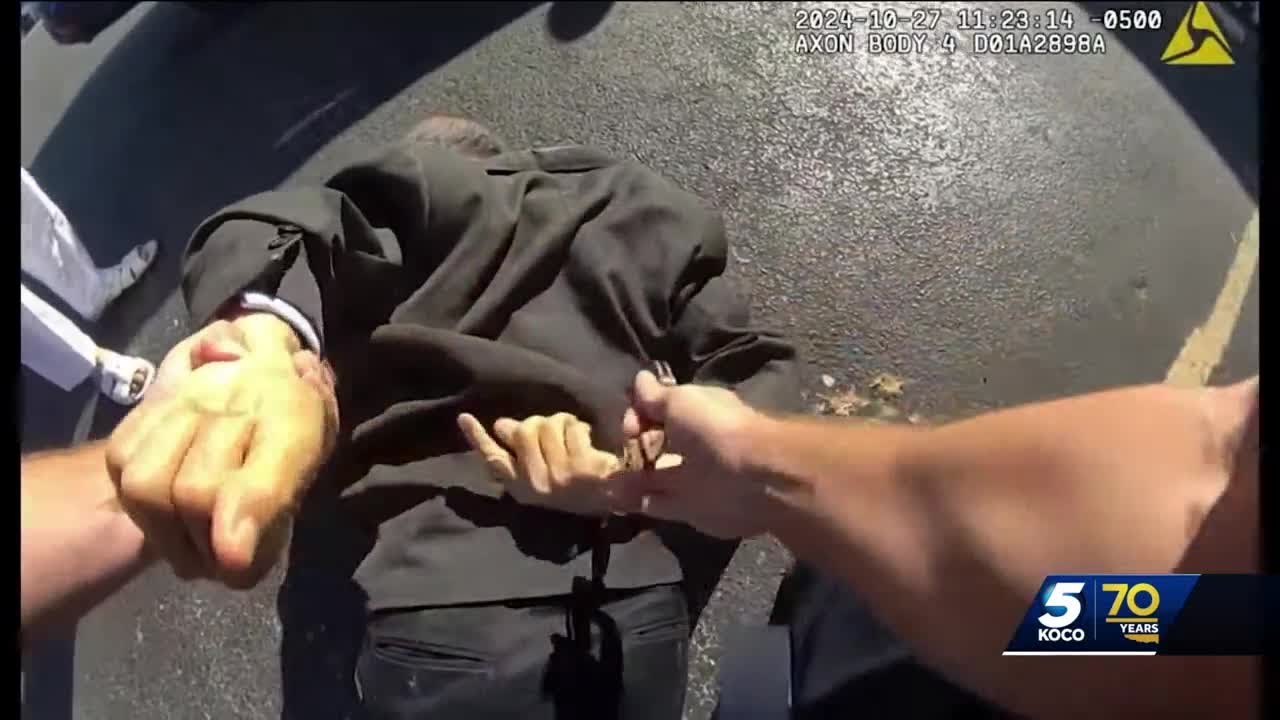 Oklahoma City police release video of officer taking down 70-year-old man