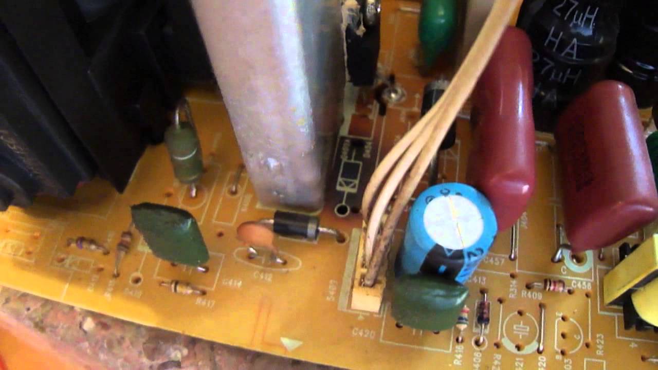 TV Philco PH 21M SS - Efeito almofada - Reparo